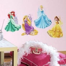 Αυτοκόλλητα τοίχου Disney Princess And Castle RMK2772TB